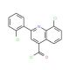 8-chloro-2-(2-chlorophenyl)quinoline-4-carbonyl chloride - chemical structure image