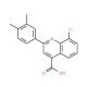 8-Chloro-2-(3,4-dimethylphenyl)quinoline-4-carboxylic acid - chemical structure image