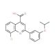 8-Chloro-2-(3-isopropoxyphenyl)quinoline-4-carboxylic acid - chemical structure image