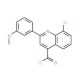 8-chloro-2-(3-methoxyphenyl)quinoline-4-carbonyl chloride - chemical structure image