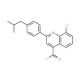 8-chloro-2-(4-isobutylphenyl)quinoline-4-carbonyl chloride - chemical structure image