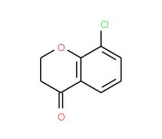 8-chloro-3,4-dihydro-2H-1-benzopyran-4-one - chemical structure image