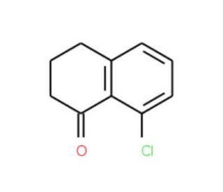 8-Chloro-3,4-dihydro-2H-naphthalen-1-one (CAS 68449-32-1) - chemical structure image
