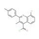 8-chloro-3-methyl-2-(4-methylphenyl)quinoline-4-carbonyl chloride - chemical structure image