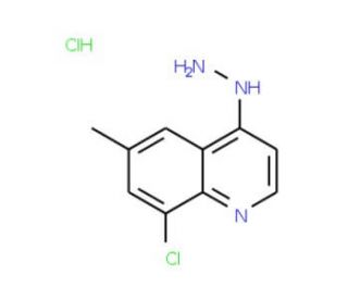 8-Chloro-4-hydrazino-6-methylquinoline hydrochloride (CAS 1171952-61-6) - chemical structure image