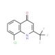 8-Chloro-4-hydroxy-2-(trifluoromethyl)quinoline (CAS 18706-22-4) - chemical structure image