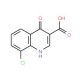 8-Chloro-4-hydroxyquinoline-3-carboxylic acid (CAS 35966-16-6) - chemical structure image
