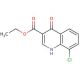 8-Chloro-4-hydroxyquinoline-3-carboxylic acid ethyl ester (CAS 73987-37-8) - chemical structure image