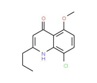 8-Chloro-5-methoxy-2-propylquinolin-4-ol (CAS 1189105-70-1) - chemical structure image