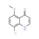 8-Chloro-5-methoxyquinolin-4-ol (CAS 63010-43-5) - chemical structure image