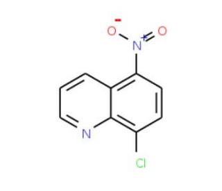8-Chloro-5-nitroquinoline (CAS 22539-55-5) - chemical structure image