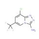 8-Chloro-6-(trifluoromethyl)[1,2,4]triazolo-[4,3-a]pyridin-3-amine (CAS 338773-34-5) - chemical structure image