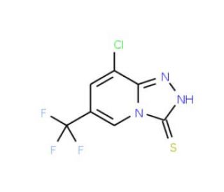 8-Chloro-6-trifluoromethyl-[1,2,4]triazolo[4,3-a]pyridine-3-thiol - chemical structure image