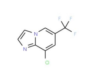 8-Chloro-6-(trifluoromethyl)imidazo[1,2-a]pyridine (CAS 178488-36-3) - chemical structure image