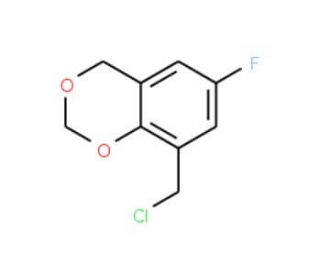 8-(chloromethyl)-6-fluoro-4H-1,3-benzodioxine (CAS 131728-94-4) - chemical structure image