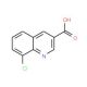 8-Chloroquinoline-3-carboxylic acid (CAS 71082-54-7) - chemical structure image