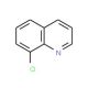 8-Chloroquinoline (CAS 611-33-6) - chemical structure image