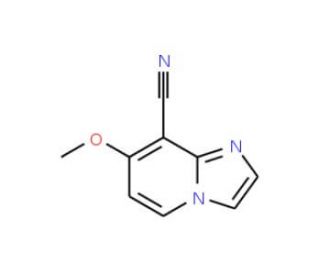 8-Cyano-7-methoxyimidazo[1,2-a]pyridine (CAS 834869-04-4) - chemical structure image