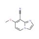 8-Cyano-7-methoxyimidazo[1,2-a]pyridine (CAS 834869-04-4) - chemical structure image