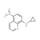 8-Cyclopropylamino-5-nitroquinoline (CAS 1099929-70-0) - chemical structure image