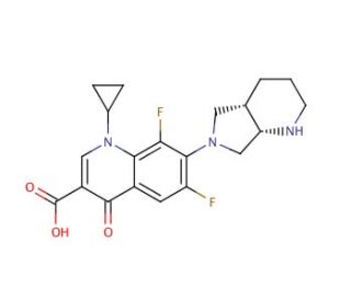 8-Desmethoxy-8-fluoro Moxifloxacin (CAS 151213-15-9) - chemical structure image