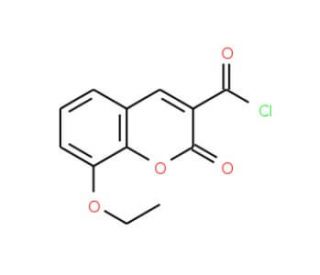 8-ethoxy-2-oxo-2H-chromene-3-carbonyl chloride - chemical structure image