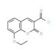 8-ethoxy-2-oxo-2H-chromene-3-carbonyl chloride - chemical structure image