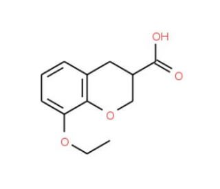 8-ethoxychromane-3-carboxylic acid - chemical structure image