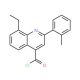 8-ethyl-2-(2-methylphenyl)quinoline-4-carbonyl chloride - chemical structure image