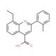 8-ethyl-2-(2-methylphenyl)quinoline-4-carboxylic acid - chemical structure image