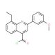 8-ethyl-2-(3-methoxyphenyl)quinoline-4-carbonyl chloride - chemical structure image