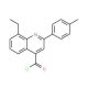 8-ethyl-2-(4-methylphenyl)quinoline-4-carbonyl chloride - chemical structure image