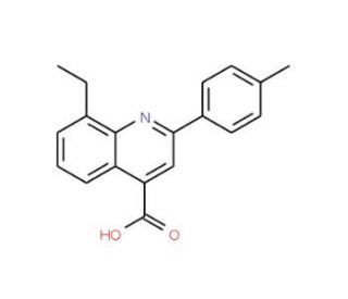 8-ethyl-2-(4-methylphenyl)quinoline-4-carboxylic acid - chemical structure image