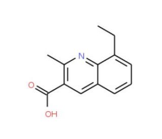 8-Ethyl-2-methylquinoline-3-carboxylic acid (CAS 948291-31-4) - chemical structure image