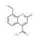 8-ethyl-2-methylquinoline-4-carboxylic acid - chemical structure image