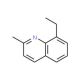 8-Ethyl-2-methylquinoline (CAS 72804-93-4) - chemical structure image