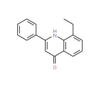 8-Ethyl-2-phenyl-4-quinolinol (CAS 1070879-72-9) - chemical structure image