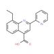 8-ethyl-2-pyridin-2-ylquinoline-4-carboxylic acid - chemical structure image