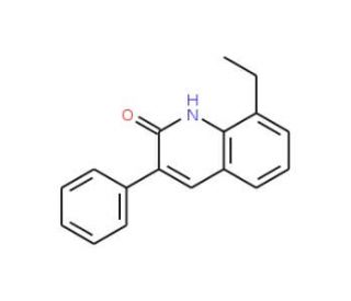 8-Ethyl-3-phenyl-2-quinolinol (CAS 1031928-49-0) - chemical structure image