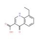 8-Ethyl-4-hydroxyquinoline-3-carboxylic acid (CAS 63136-16-3) - chemical structure image
