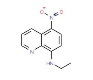8-Ethylamino-5-nitroquinoline (CAS 332402-92-3) - chemical structure image