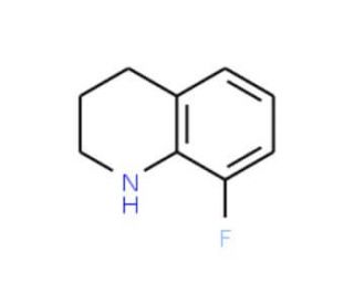 8-fluoro-1,2,3,4-tetrahydroquinoline (CAS 75414-02-7) - chemical structure image