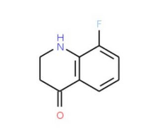 8-Fluoro-2,3-dihydroquinolin-4-one (CAS 38470-28-9) - chemical structure image