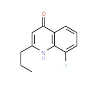 8-Fluoro-2-propyl-4-quinolinol (CAS 1070879-95-6) - chemical structure image