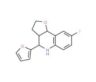 8-Fluoro-4-furan-2-yl-2,3,3a,4,5,9b-hexahydro-furo[3,2-c]quinoline - chemical structure image