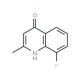 8-Fluoro-4-hydroxy-2-methyl-quinoline (CAS 5288-22-2) - chemical structure image