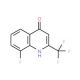 8-Fluoro-4-hydroxy-2-(trifluoromethyl)quinoline (CAS 31009-31-1) - chemical structure image