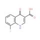 8-Fluoro-4-hydroxyquinoline-3-carboxylic acid (CAS 63010-70-8) - chemical structure image