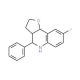 8-Fluoro-4-phenyl-2,3,3a,4,5,9b-hexahydro-furo[3,2-c]quinoline - chemical structure image