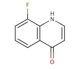 8-Fluoro-4-quinolinol (CAS 934000-16-5) - chemical structure image